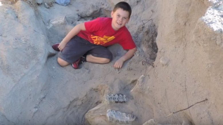 Po luante kur rrëshqiti dhe ra në një gropë, aty zbuloi “pasuri” miliona vite të vjetër (Video)