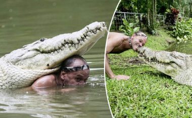 “Shoku i krokodilit”, historia befasuese e njeriut që jetoi 20 vjet me kafshën e frikshme (Foto)