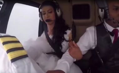 Nusja humb jetën rrugës për në dasmën e saj, ku e priste dhëndri pranë altarit – publikohen pamjet e rrëzimit të helikopterit (Foto/Video, +16)