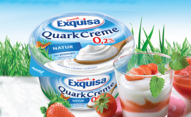 Exquisa Quark Crème, e shijshme, e freskët dhe e shëndetshme