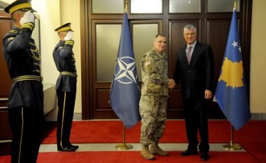 Thaçi takohet me Scaparrotin, flasin edhe për ushtrinë e Kosovës