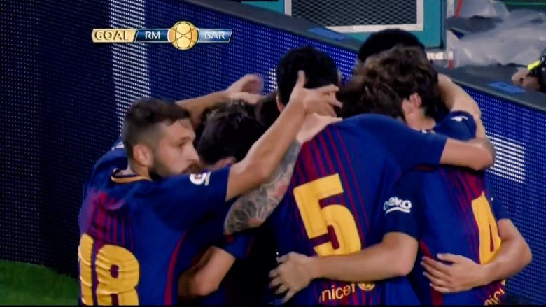 Barça e fillon pjesën e dytë me golin e Piques (Video)