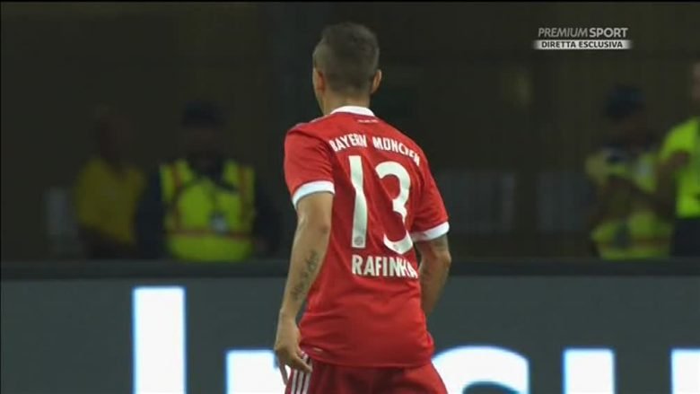 Rafinha kalon Bayernin në epërsi ndaj Chelseat me një gol të bukur nga distanca (Video)
