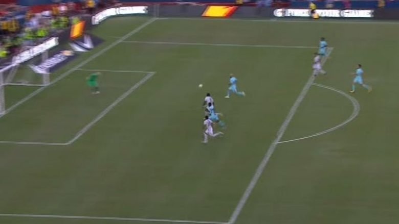 I mjaftojnë dy minuta lojë dhe Lukaku dëshpëroi tifozët ndaj Barcelonës (Video)