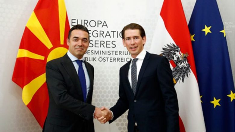 Kurz: Austria do të vazhdojë ta përkrahë fuqishëm Maqedoninë