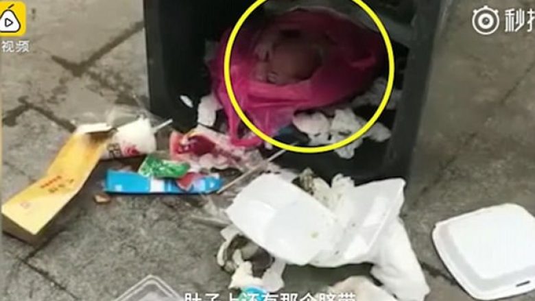 Pastruesja e rrugëve e shpëton të porsalindurën, nëna e kishte hedhur në kontejner (Video)