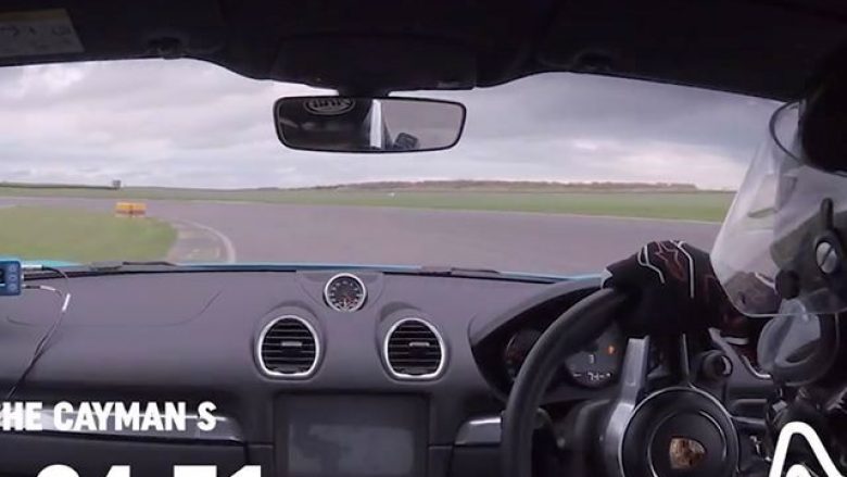 Porsche 718 Cayman S ia kalon me shpejtësi BMW-së M4 (Video)