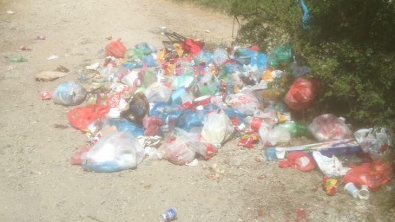 Vikendi po mbaron me shumë mbeturina te Gryka Rugovës (Video)