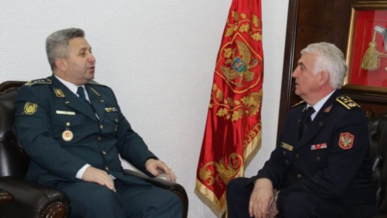 Takohen shefat ushtarak të Malit të Zi dhe Maqedonisë, diskutojnë për bashkëpunimet e së ardhmes