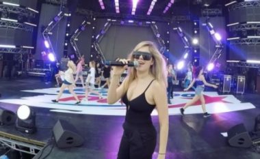 Arilena Ara sjell imazhe prej provave para festivalit muzikor në Rusi (Video)