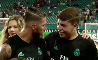 Tifozi nuk mbanë lotët pasi Ramos ia plotëson ëndrrën (Video)