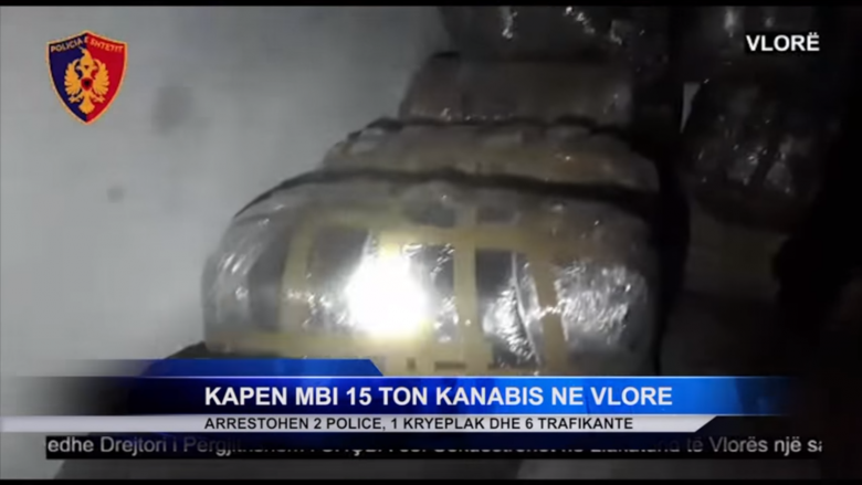 Kapen mbi 15 tonelata kanabis në Vlorë