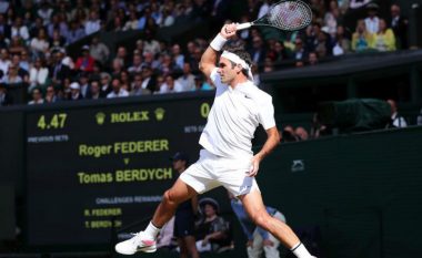Roger Federer në finale të Wimblendonit