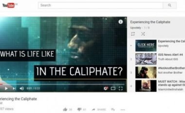 YouTube ‘pengon’ personat që kërkojnë video të ISIS