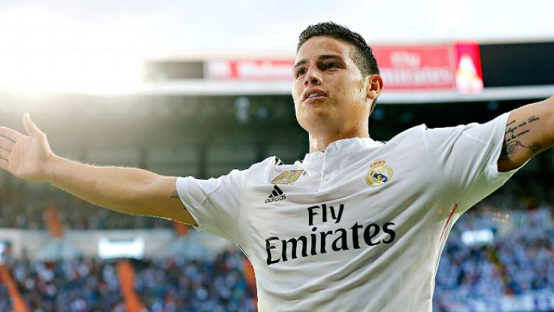 James Rodriguez përshëndetet me tifozët e Real Madridit me fjalë të mira dhe një video me momentet më të bukura të tij