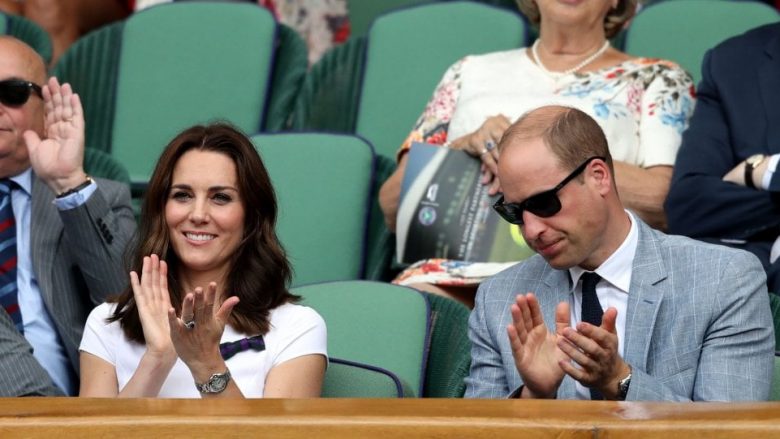 Kate dhe William në momente romantike në Wimbledon (Foto)