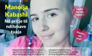 21 vjeçarja nga Prizreni vuan nga leukemia, ka nevojë për ndihmë financiare