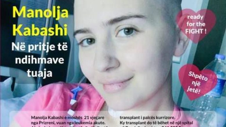 21 vjeçarja nga Prizreni vuan nga leukemia, ka nevojë për ndihmë financiare