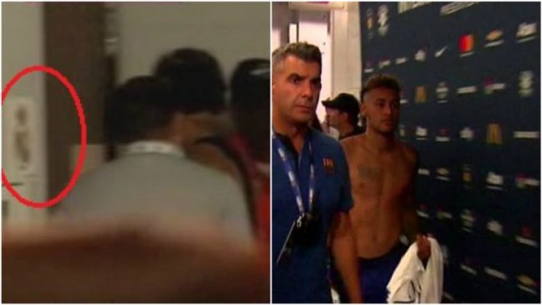 Neymari luajti ‘El Clasicon’ e fundit, shkon në zhveshtore dhe u jep lamtumirën edhe futbollistëve të Realit (Video)