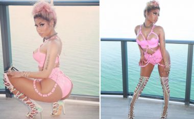 Nicki Minaj 'çmend' fansat, shfaqet tejet provokuese në bikinit 'pink' (Foto)