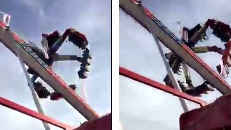 Publikohen pamjet e tmerrshme të shkëputjes së luhatëses në një park lojërash në Ohio (Video,+16)