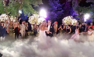 Rrjedhin imazhe të reja të dasmës së Orinda Hutës dhe Turjan Hyskës (Foto/Video)