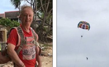 Pushimet përfundojnë në tragjedi: Momenti i tmerrshëm kur turisti në parashutë gjen vdekjen, para syve të gruas së tij (Video,+16)