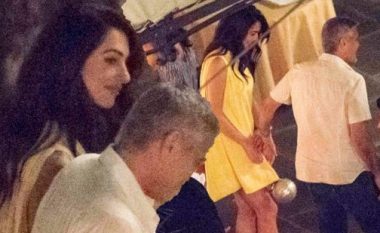 George dhe Amal Clooney shijojnë darkën e parë romantike së bashku që pas lindjes së binjakëve (Foto)
