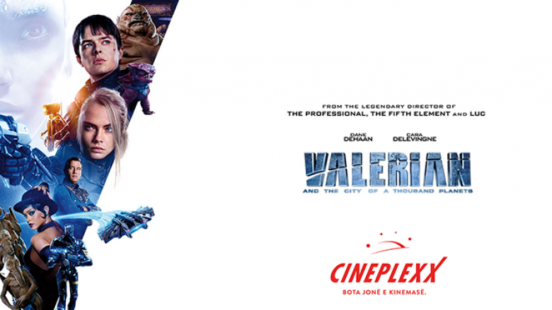 Top 3 arsyet pse duhet ta shikoni Valerian në Cineplexx!