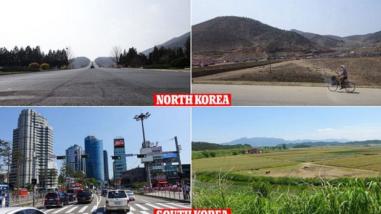 Shikoni dallimin: Imazhe që dëshmojnë se çfarë jete zhvillohet brenda Koresë se Veriut dhe asaj të Jugut (Foto)