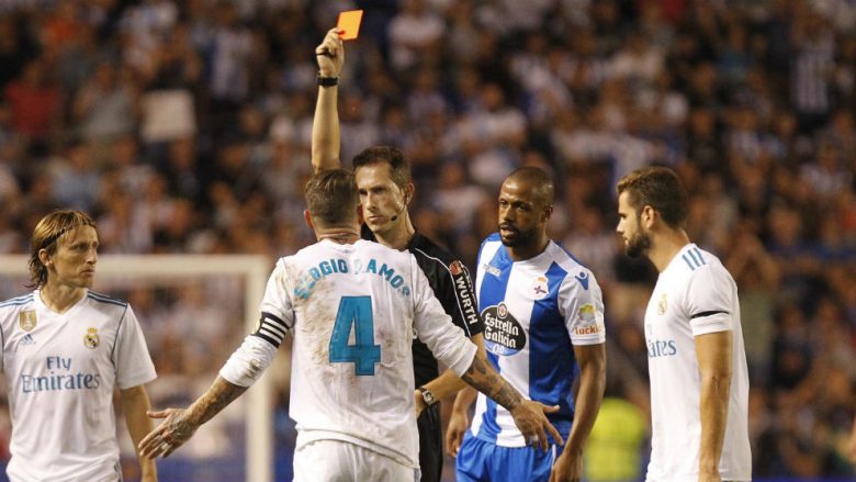 Real Madridi pritet ta apelojë kartonin e kuq të Sergio Ramosit