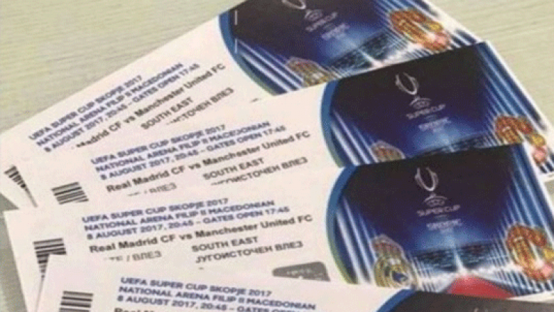 Arrestohet shitësi i parë joligjor i biletave për ndeshjen e “UEFA Super Cup”