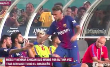 Messi e Suarez e dinin që Neymar do të largohet që nga ndeshja ndaj Realit? (Video)