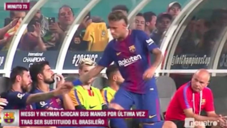 Messi e Suarez e dinin që Neymar do të largohet që nga ndeshja ndaj Realit? (Video)