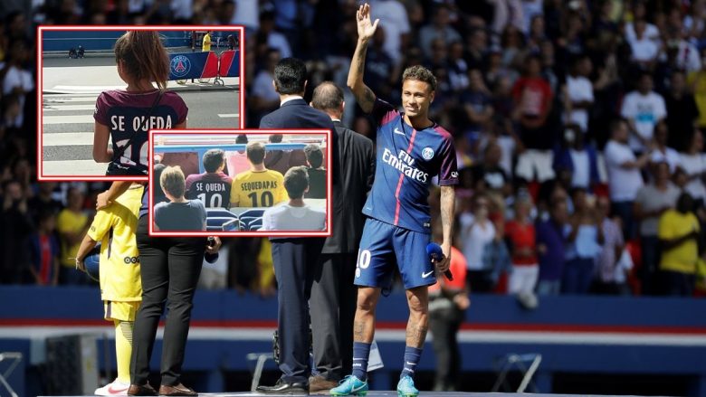Tifozët e PSG-së tallen me Piquen pas prezantimit të Neymarit (Foto)