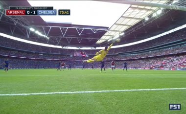 Courtois ia mohon një gol fantastik Xhakës (Video)