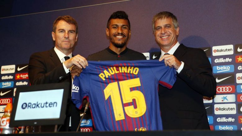 Paulinho nuk ka shitur ende asnjë fanellë të Barcelonës (Foto/Video)