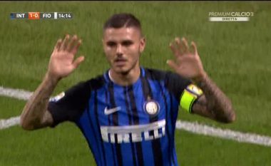 Icardi shënon edhe golin e dytë ndaj Fiorentinës (Video)