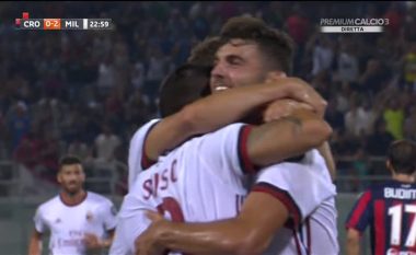 Milani shënon edhe të tretin ndaj Crotones me anë të Susos (Video)