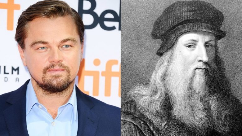 DiCaprio në rolin e Da Vincit, gjeniut nga i cili e mori emrin
