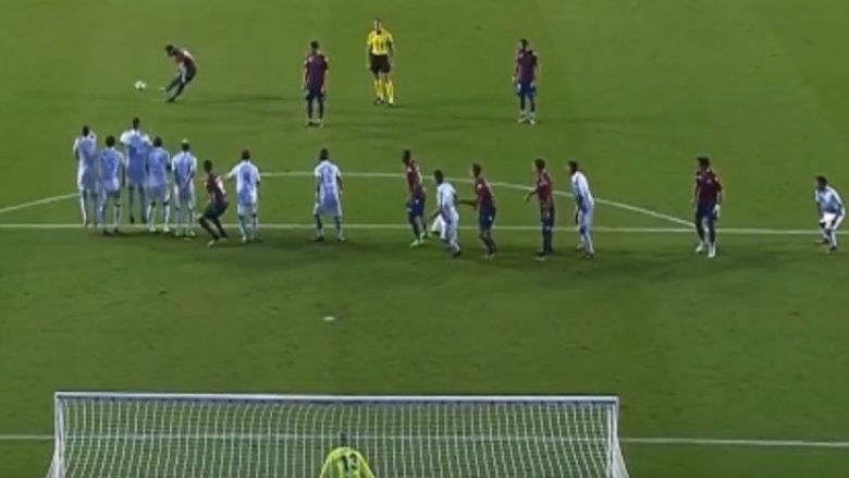 Enis Bardhi shënon supergol nga gjuajtja e lirë në La Liga (Video)