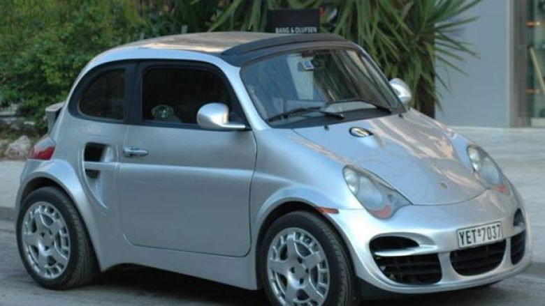 “Rinovimi” i çuditshëm: Fiat 500 që duket sikur Porsche 911 Turbo (Foto)