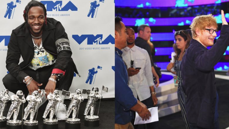 Lamar rrëmbeu gjashtë çmime, Ed Sheeran u shpall artisti i vitit (Video)