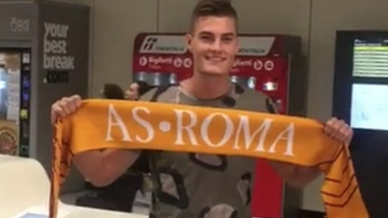 Patrik Schick arrin në Romë para kompletimit të transferimit (Foto/Video)