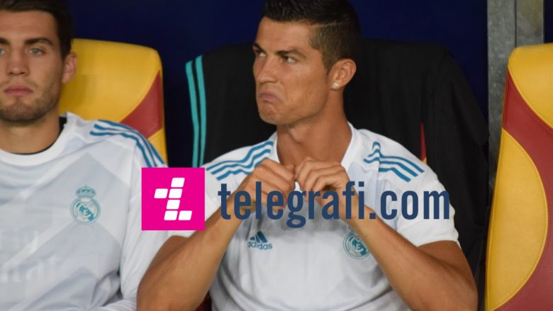 Mimika interesante e Ronaldos në bankën rezervë (Foto)
