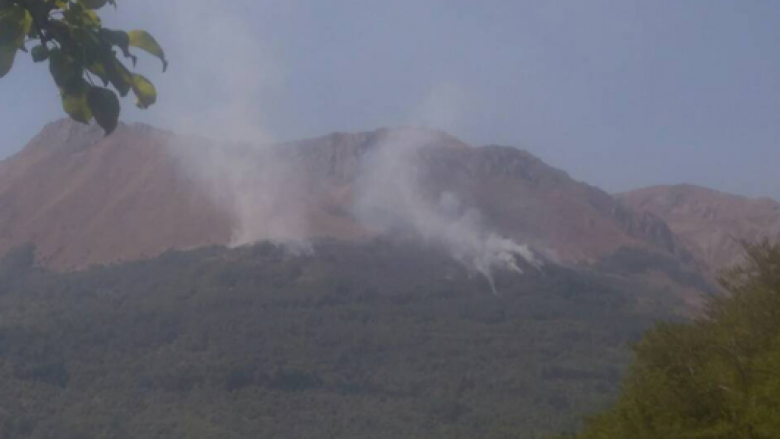Tre zjarre aktive në parkun kombëtar në Mavrovë