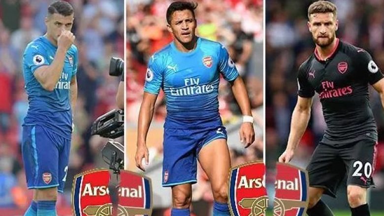 Arsenali ka gjashtë dilema në ditën e fundit të afatit kalimtar, Xhaka dhe Mustafi në listë