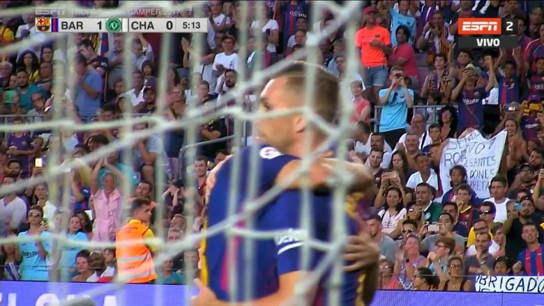 Barcelona i shënon dy gola të shpejtë Chapecoenses (Video)