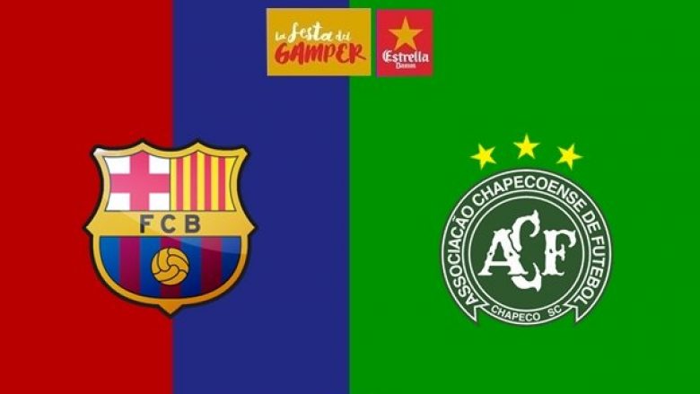 Chapecoense me fanella speciale në ndeshje ndaj Barcelonës (Foto)