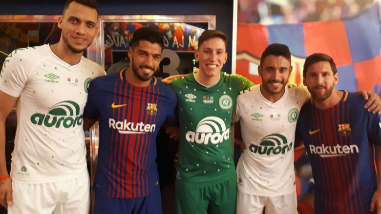 Barcelona – Chapecoense, formacionet zyrtare